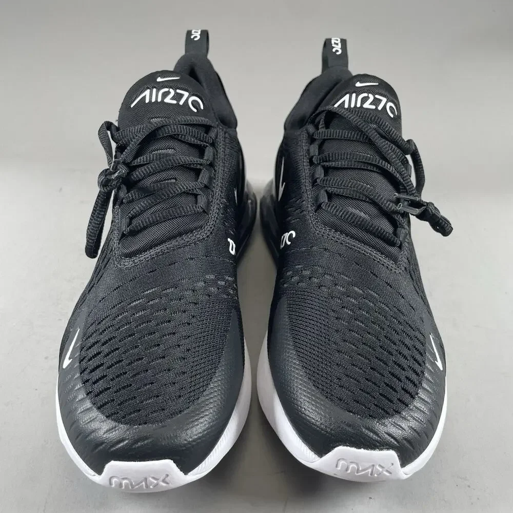 Womens 12 Mens 10.5 Nike Air Max 270 Black White Running Shoes Athletic Sneakers - Picture 2 of 9